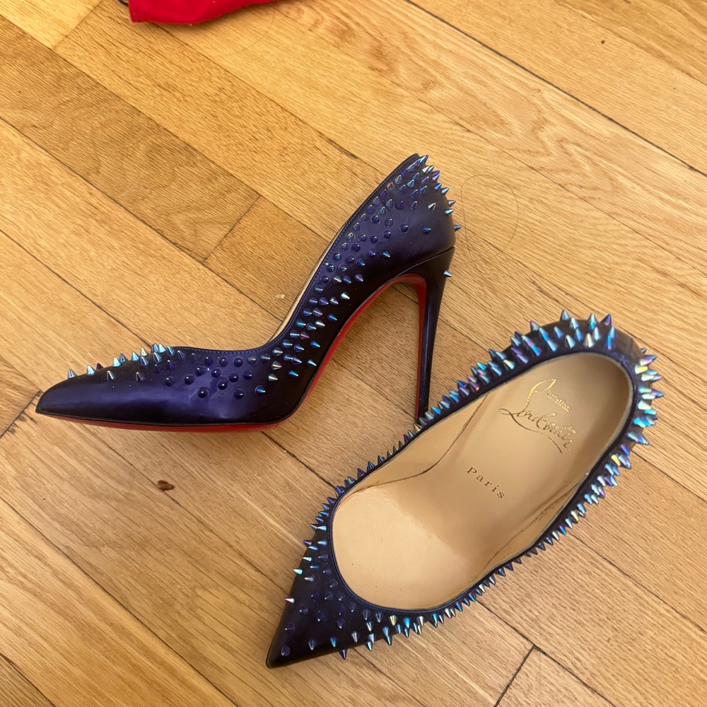 AUTHENTIC Christian Louboutin LIMITED EDITION escarpic spike  100 pumps